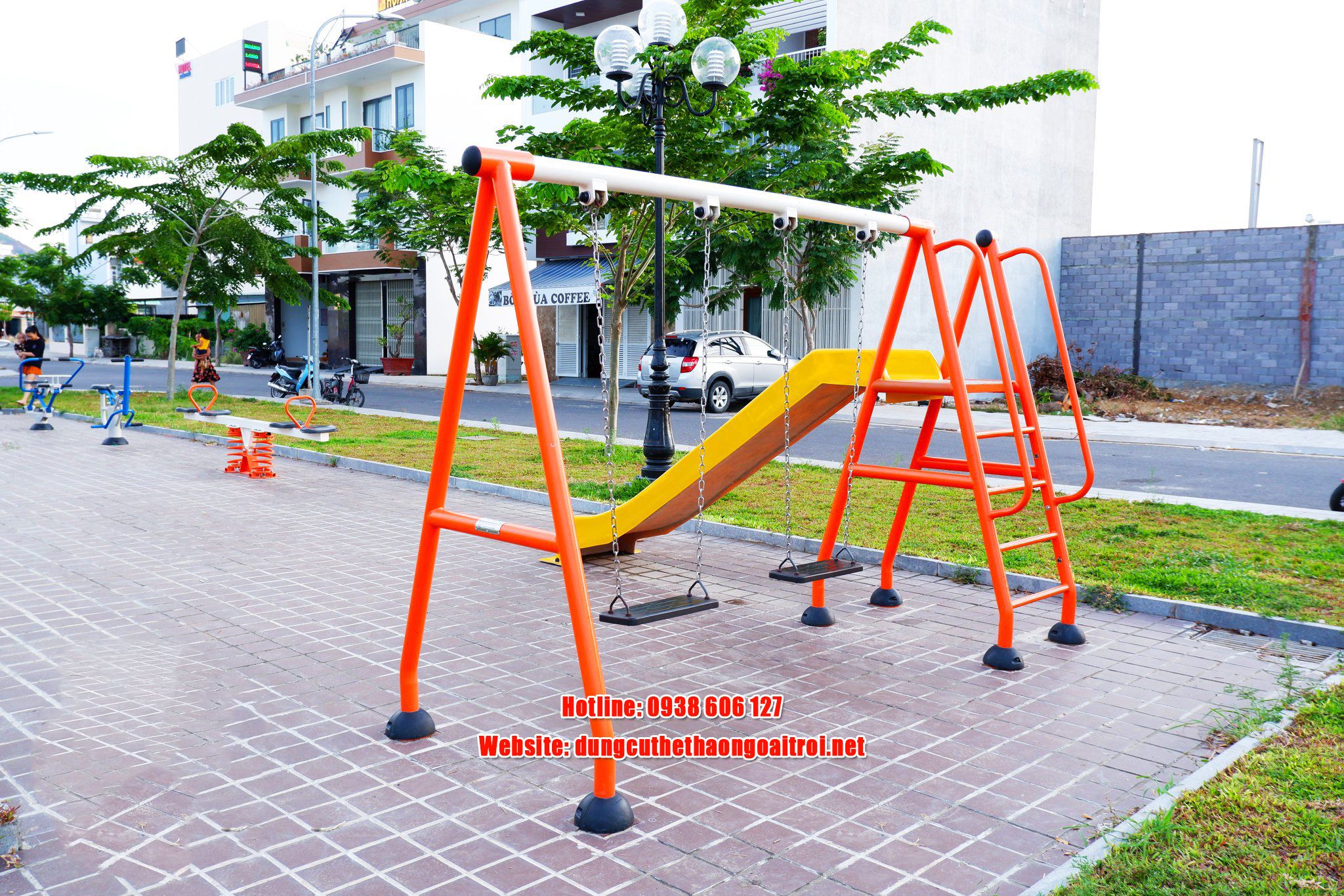 Nhà phân phối thiết bị tập thể dục ở công viên thuộc top 1 thị trường Việt Nam